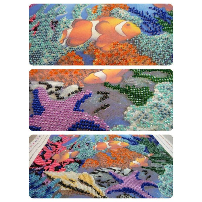Charts on artistic canvas Under the Sea