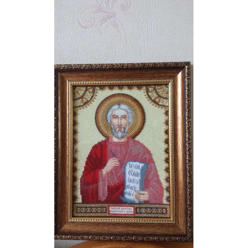 Icon's charts on artistic canvas St. Mark