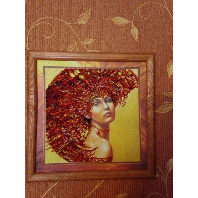 Main Bead Embroidery Kit The Four Elements – Fire