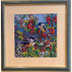 Charts on artistic canvas Morning Forest