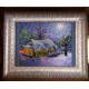 Charts on artistic canvas Christmas