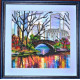Charts on artistic canvas Reflection