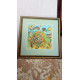 Charts on artistic canvas Sea turtle