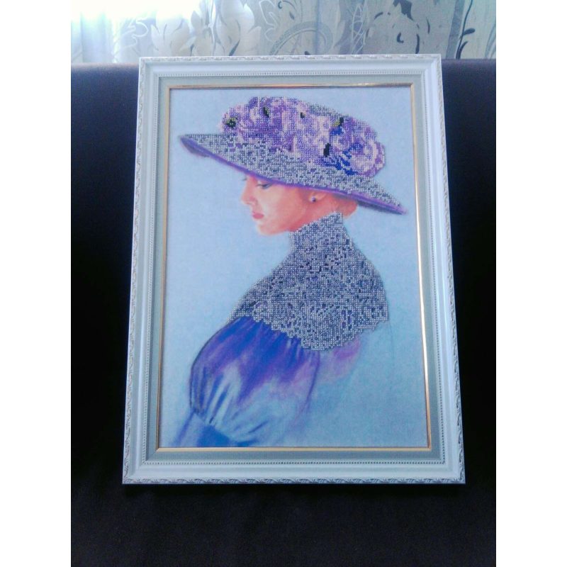 Main Bead Embroidery kit Violet