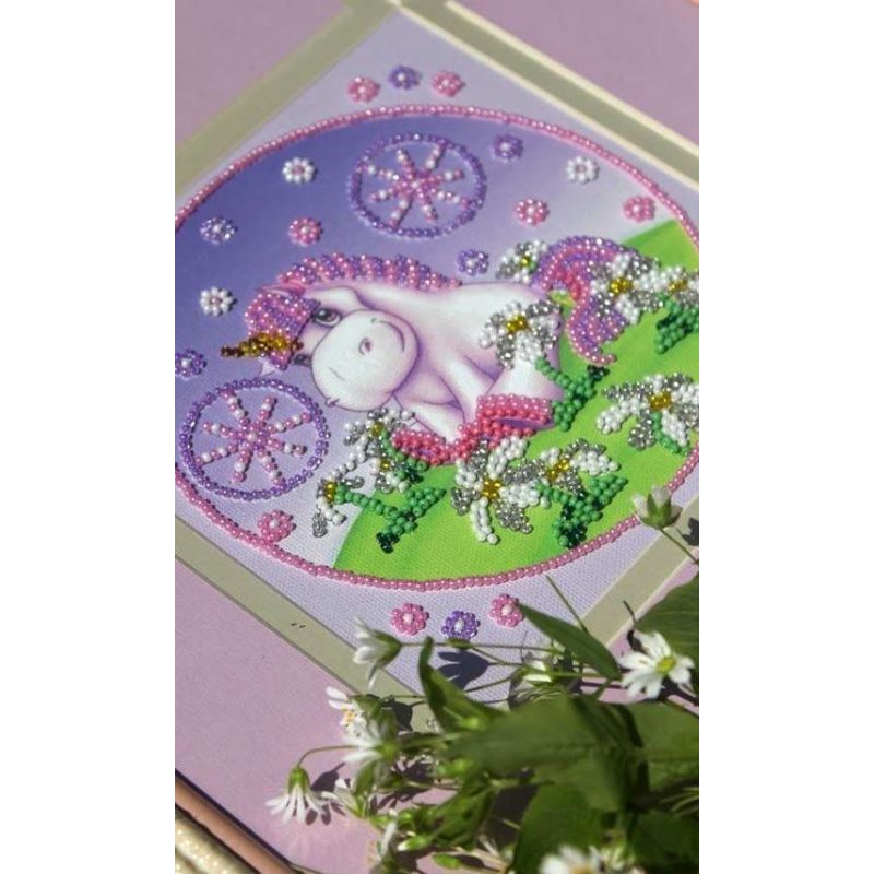 Mini Bead embroidery kit Pony