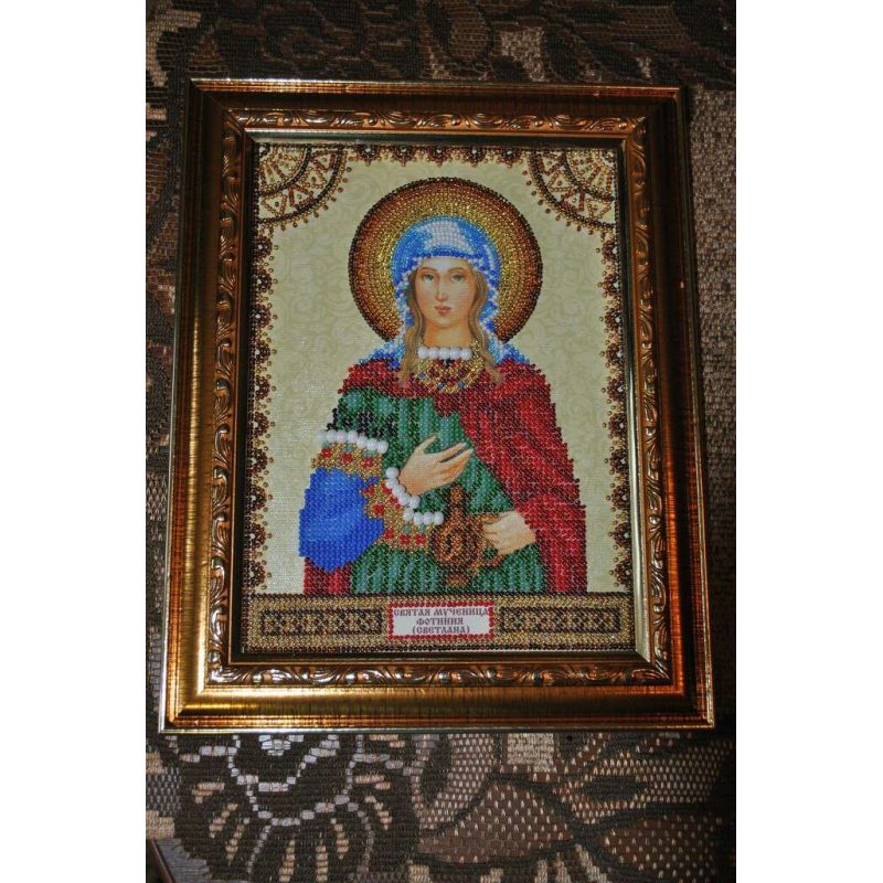 Icon's charts on artistic canvas St. Fotinia (Svetlana)