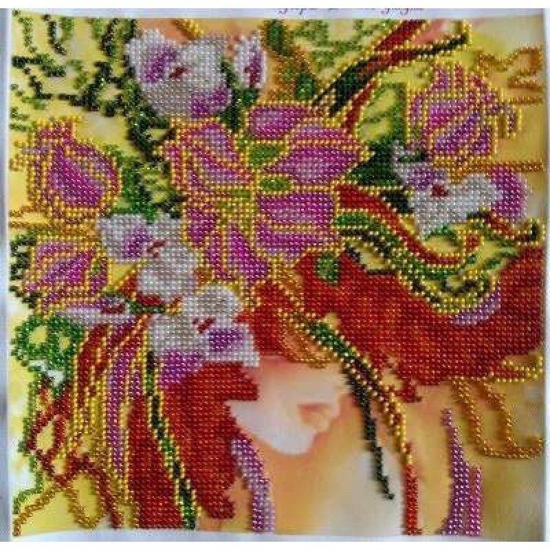 Charts on artistic canvas Autumn Girl
