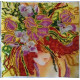 Charts on artistic canvas Autumn Girl