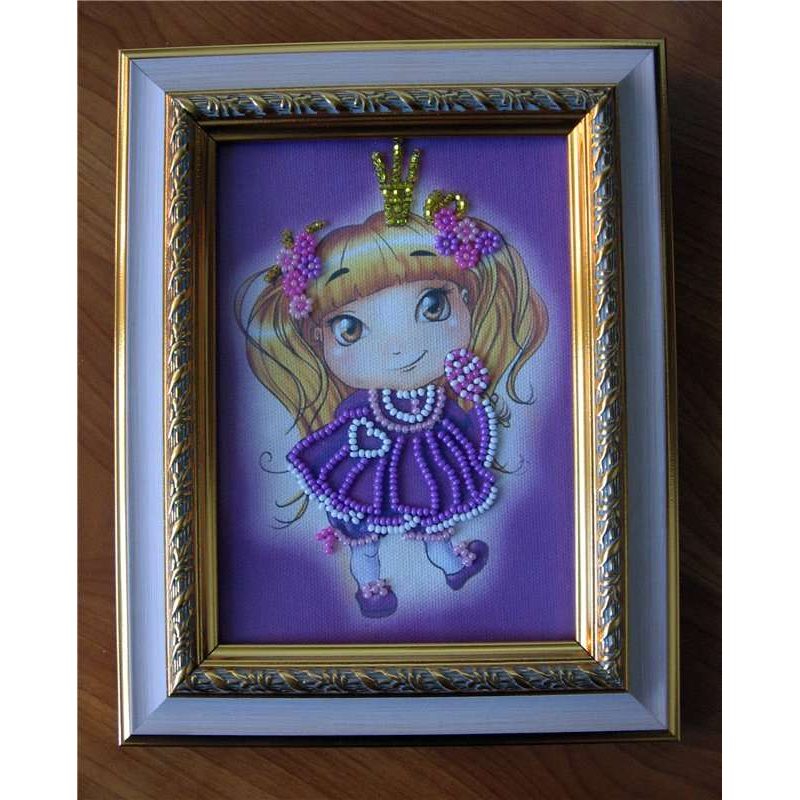 Mini Bead embroidery kit Fiona