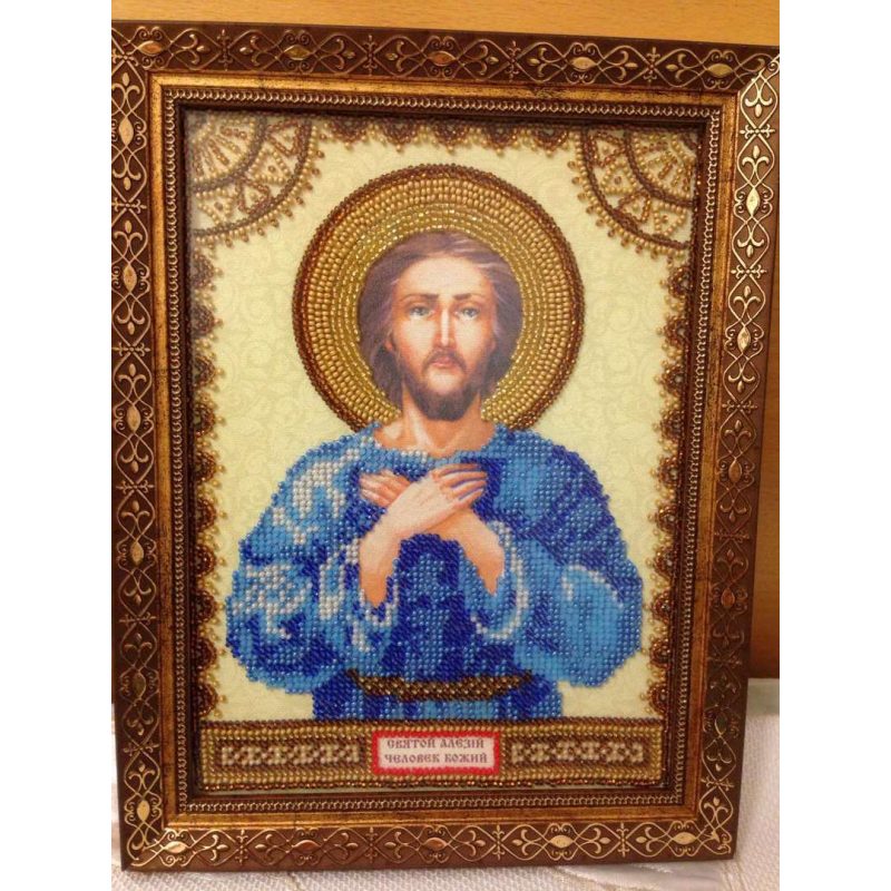 Icon's charts on artistic canvas St. Alexis