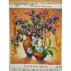 Charts on artistic canvas Spring Flowers