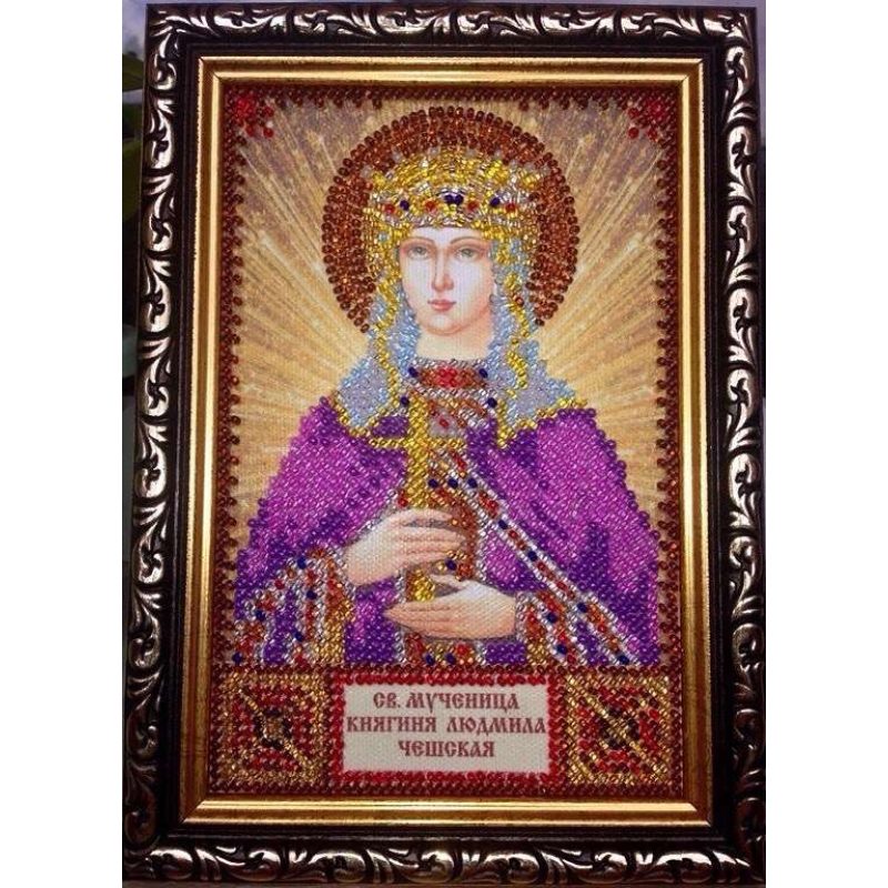 St.Icons Mini Bead embroidery kits St. Ludmila
