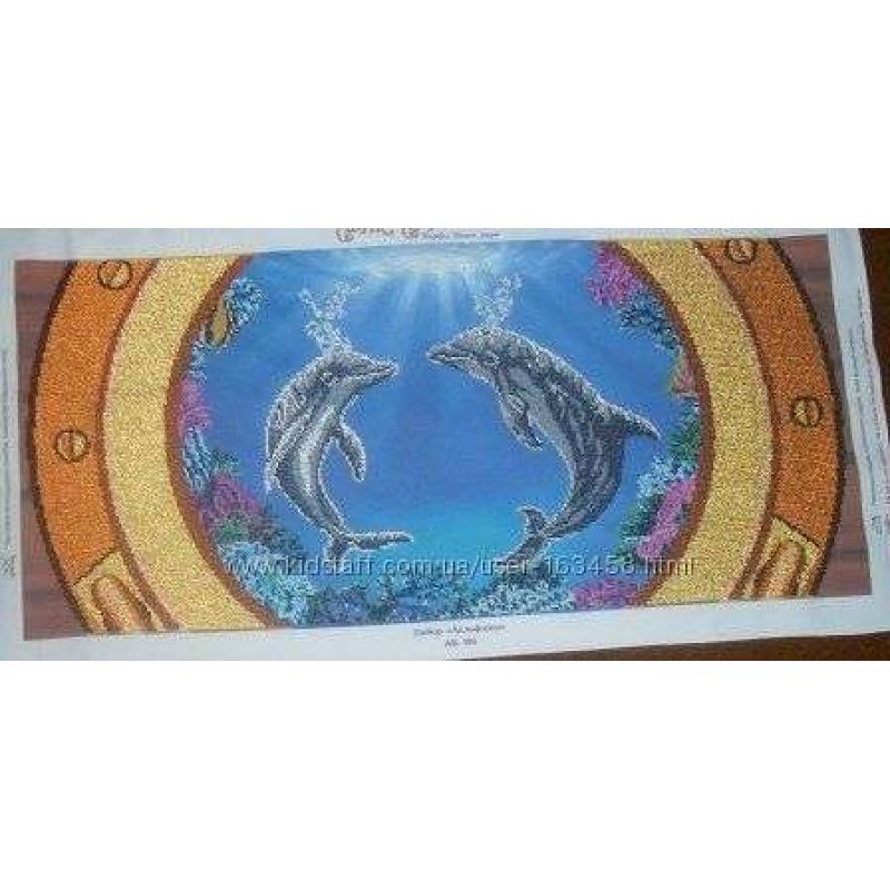 Main Bead Embroidery Kit Dolphins