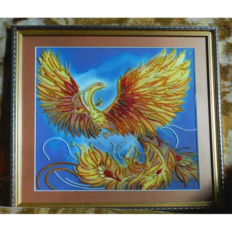 Charts on artistic canvas The Firebird