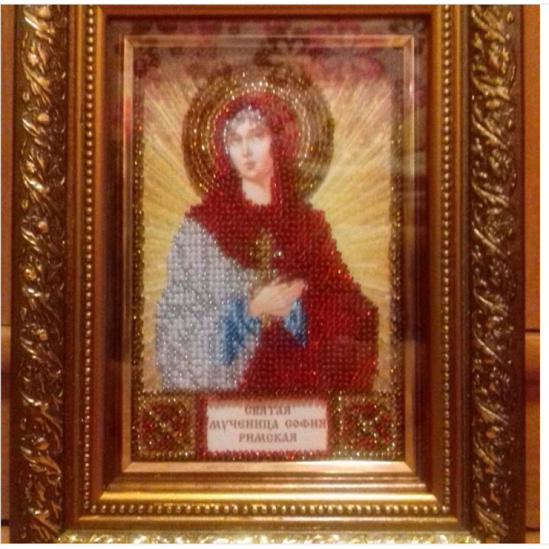 St.Icons Mini Bead embroidery kits St. Sophia