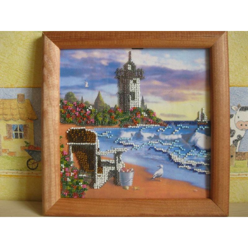 Charts on artistic canvas Lighthouse