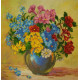 Charts on artistic canvas Meadow flowers
