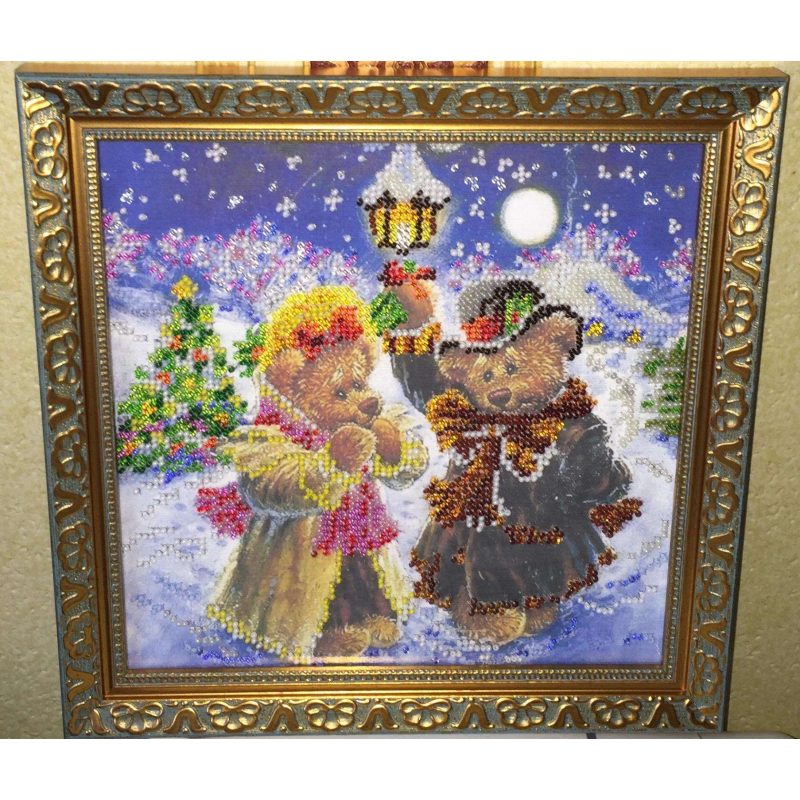 Charts on artistic canvas Magic Winter