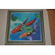 Charts on artistic canvas Lucky fishes