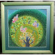 Charts on artistic canvas Heaven birds
