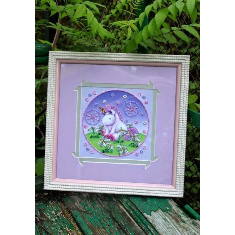 Mini Bead embroidery kit Pony