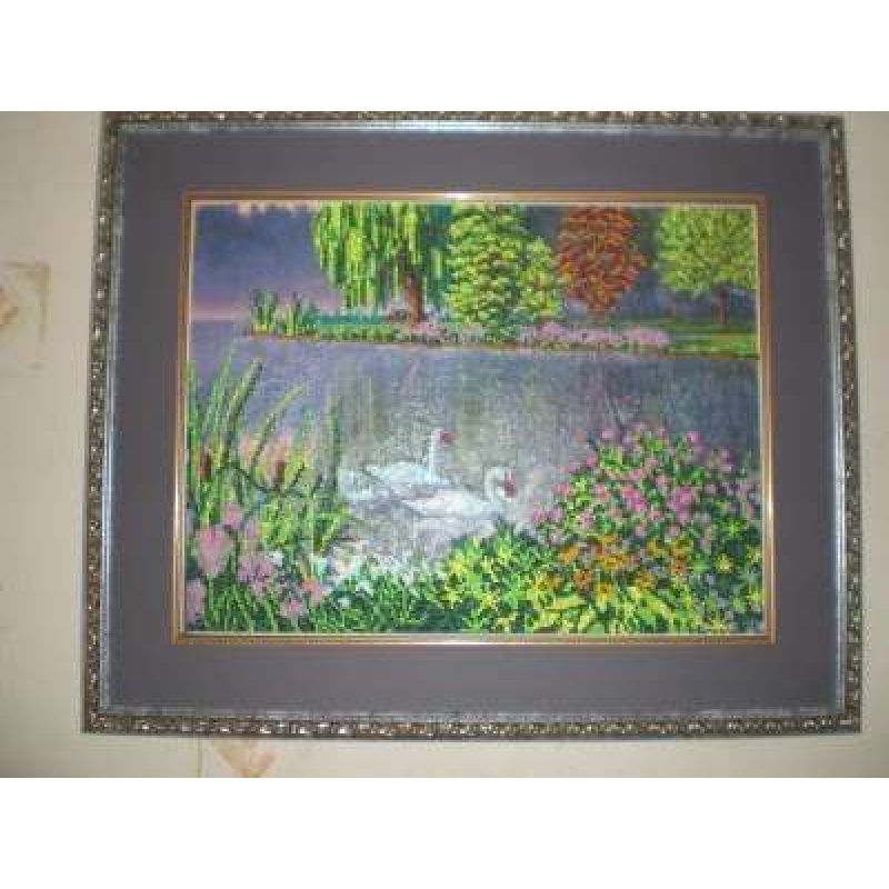Main Bead Embroidery Kit Swan song