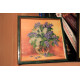 Charts on artistic canvas Lilac