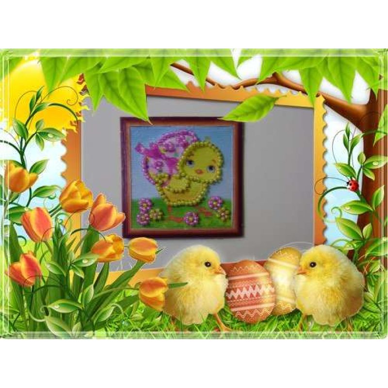 Mini Magnets Bead embroidery kit Chicken – 2
