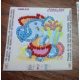 Mini Magnets Bead embroidery kit Baby elephant