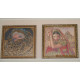 Charts on artistic canvas Flowers of India