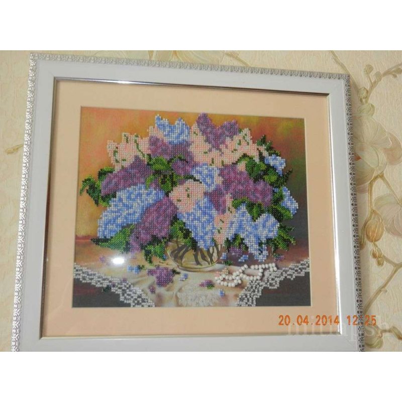 Main Bead Embroidery Kit Lilacs