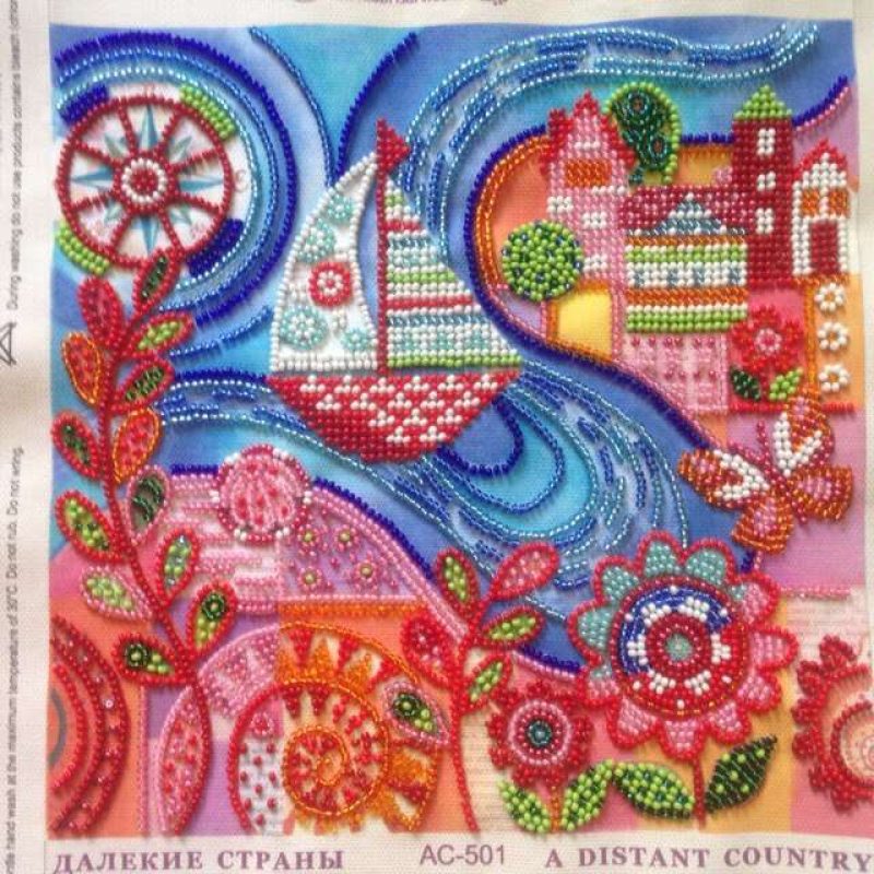 Charts on artistic canvas Far country