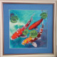 Charts on artistic canvas Lucky fishes
