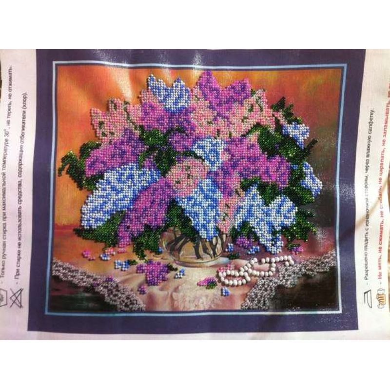 Main Bead Embroidery Kit Lilacs