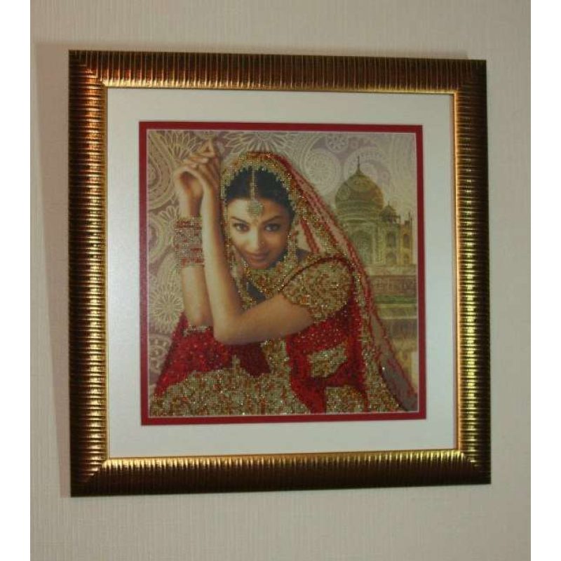 Charts on artistic canvas Flowers of India