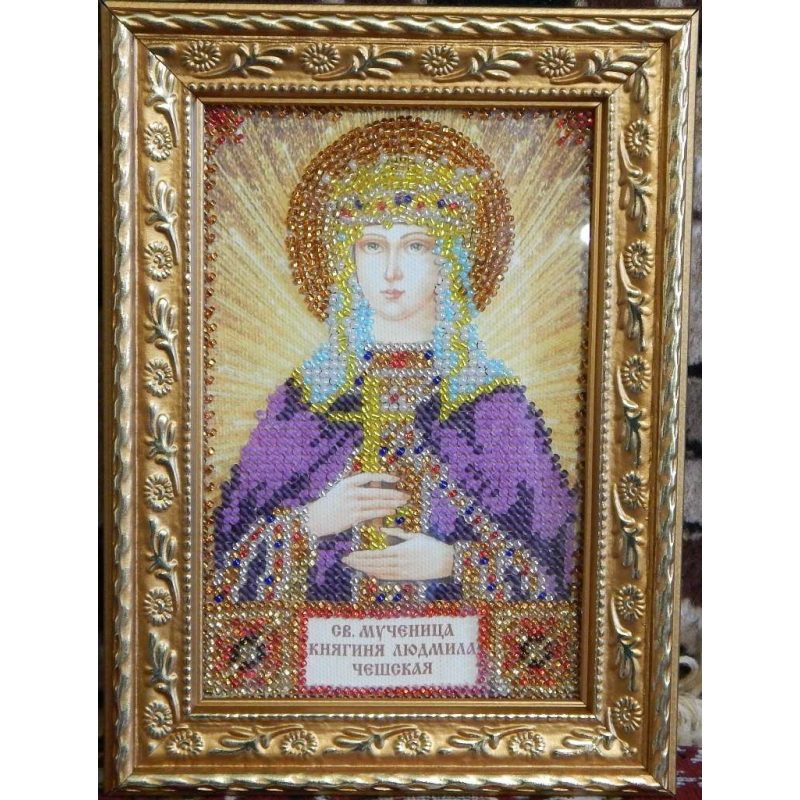 St.Icons Mini Bead embroidery kits St. Ludmila