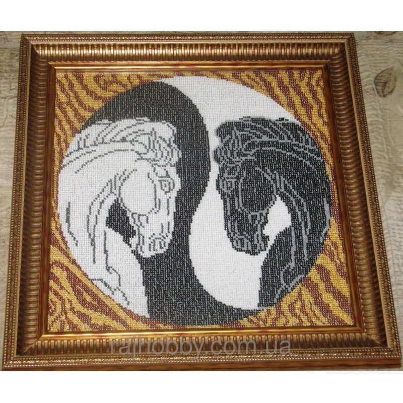 Main Bead Embroidery Kit Yin and Yang