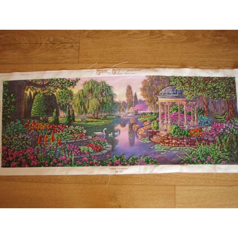 Main Bead Embroidery Kit By the pond