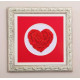 Mini Bead embroidery kit Heart