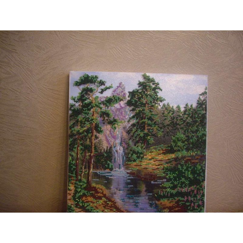 Main Bead Embroidery Kit Mountain waterfall