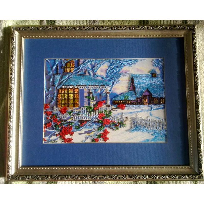 Main Bead Embroidery Kit Winter evening