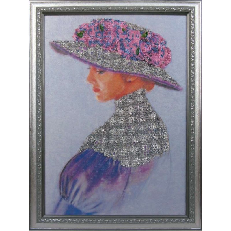 Main Bead Embroidery kit Violet