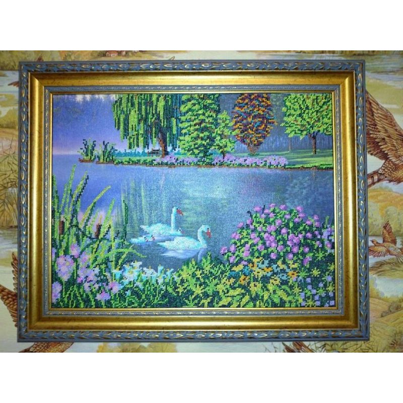 Main Bead Embroidery Kit Swan song