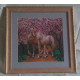 Charts on artistic canvas Horses In Love
