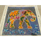 Charts on artistic canvas Indian elephant