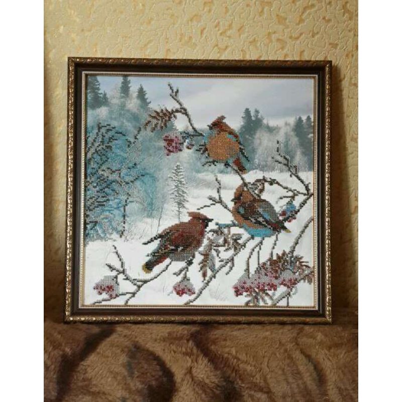 Charts on artistic canvas Waxbirds