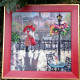 Charts on artistic canvas Embrace Paris