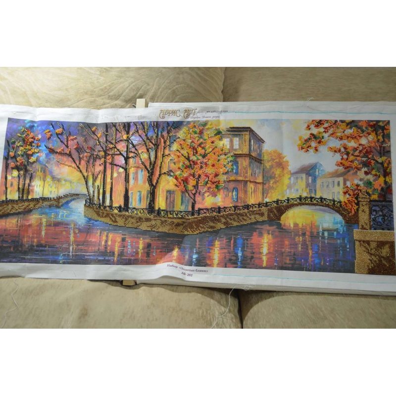 Main Bead Embroidery Kit Gold reflections
