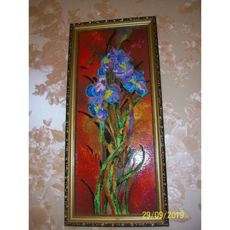 Main Bead Embroidery Kit Iris