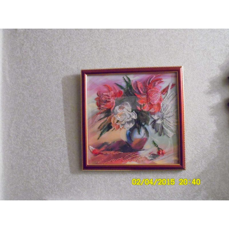 Charts on artistic canvas Picturesque peonies